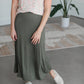 Solid Knit Maxi Skirt Skirts Chris & Carol