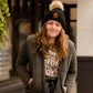 Sota' Black Pom Beanie Accessories Sota Clothing