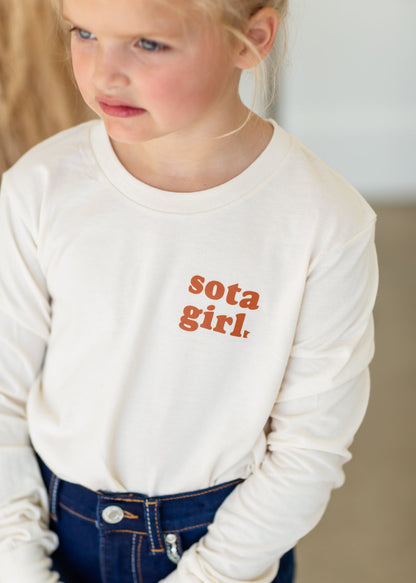 Sota Girl Youth Long Sleeve Tee Girls Northern Print Co.