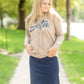 Sota' Khaki Maple Hoodie Tops Northern Print Co.