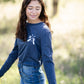 Sota' Navy Crew Neck Long Sleeve Tee Tops Sota Clothing Co.