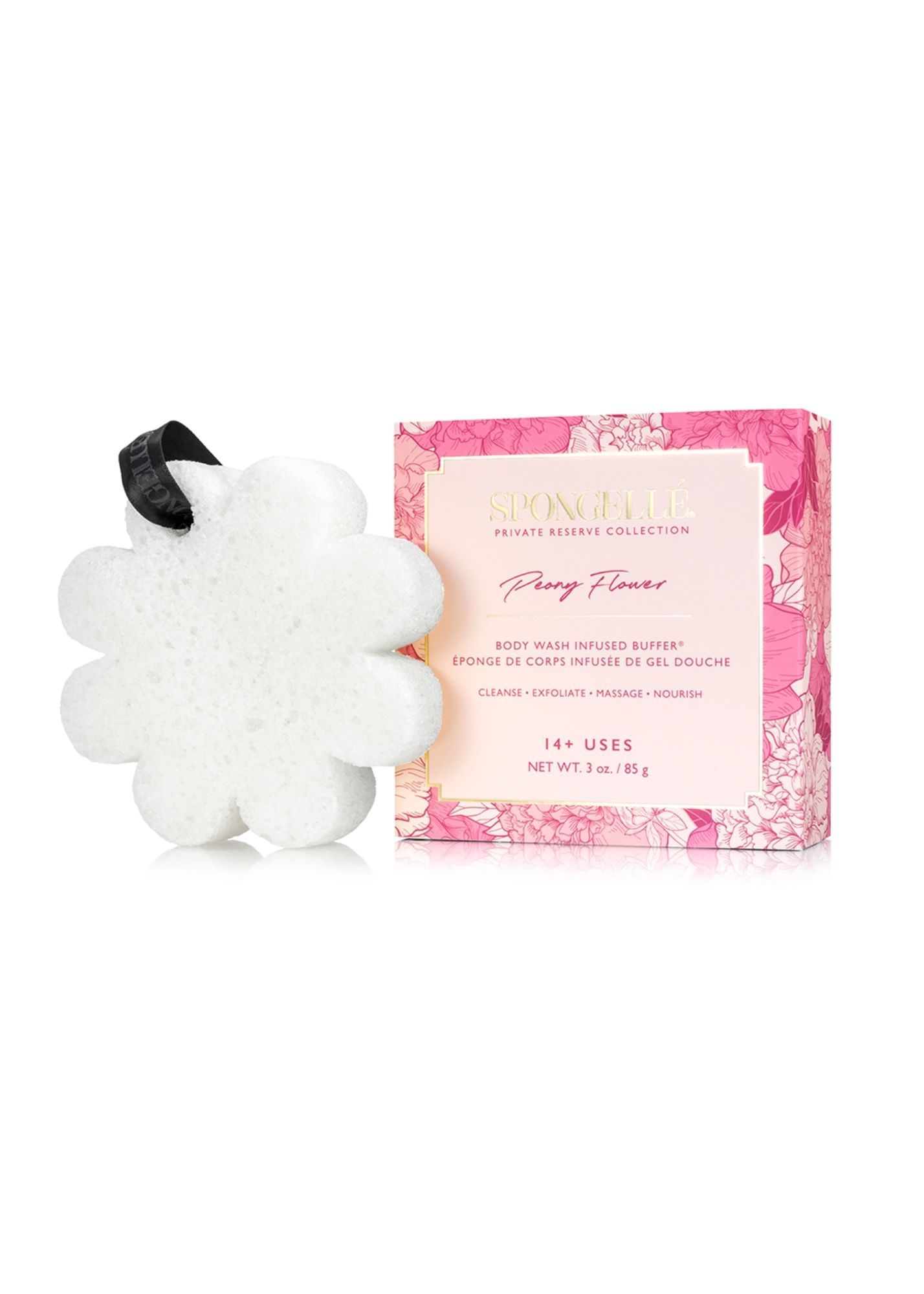 Spongellé Boxed Body Wash Infused Buffer Home & Lifestyle Spongelle Peony