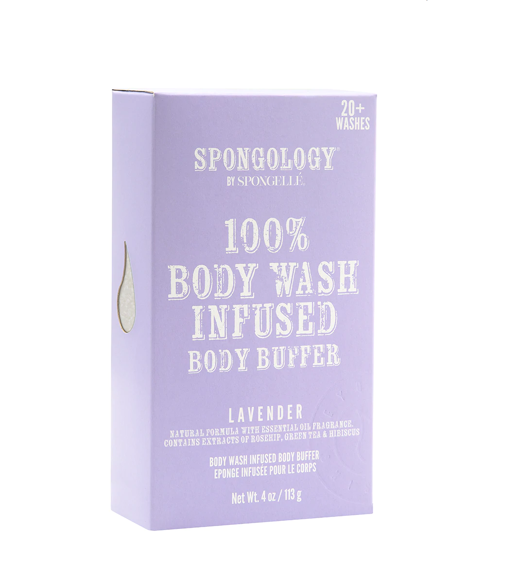 Spongology Body Buffer Gifts Lavender