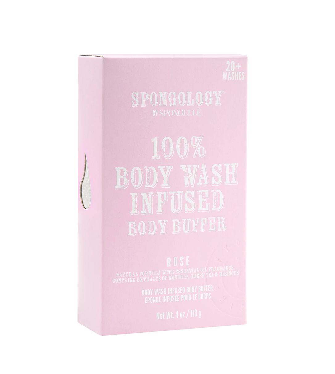 Spongology Body Buffer Gifts Rose