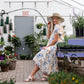 Square Neck Floral Print Midi Dress Dresses Hayden