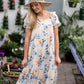 Square Neck Floral Print Midi Dress Dresses Hayden