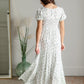Square Neck Floral Print Tiered Maxi Dress Dresses Polagram & BaeVely