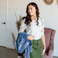 Square Neck Puff Sleeve Top Tops Polagram Gray / S