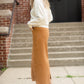 Stella Camel Long Denim Midi Skirt Skirts Inherit