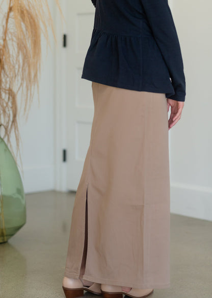 Stella Fawn Long Denim Maxi Skirt Skirts Inherit