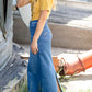Stella Light Long Denim Skirt Skirt