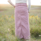Stella Mauve Long Denim Maxi Skirt Skirts Inherit