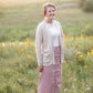 Stella Mauve Long Denim Maxi Skirt Skirts Inherit