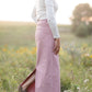 Stella Mauve Long Denim Midi Skirt Skirts Inherit