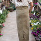 Stella Moss Olive Long Denim Maxi Skirt Inherit Co.