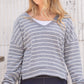 Stripe Skimmer Weekender Tops