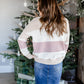 Striped Colorblock Speckled Sweater Tops Staccato