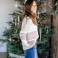 Striped Colorblock Speckled Sweater Tops Staccato
