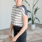Striped Colorblock T-Shirt Shirt Staccato