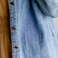 Striped Denim Shirt Jacket Tops Polagram