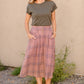 Susie Plaid A-Line Midi Skirt - FINAL SALE Skirts