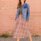 Susie Plaid A-Line Midi Skirt - FINAL SALE Skirts