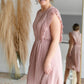 Swiss Dot Ruffle Sleeve Pleated Midi Dress Dresses Hailey & Co
