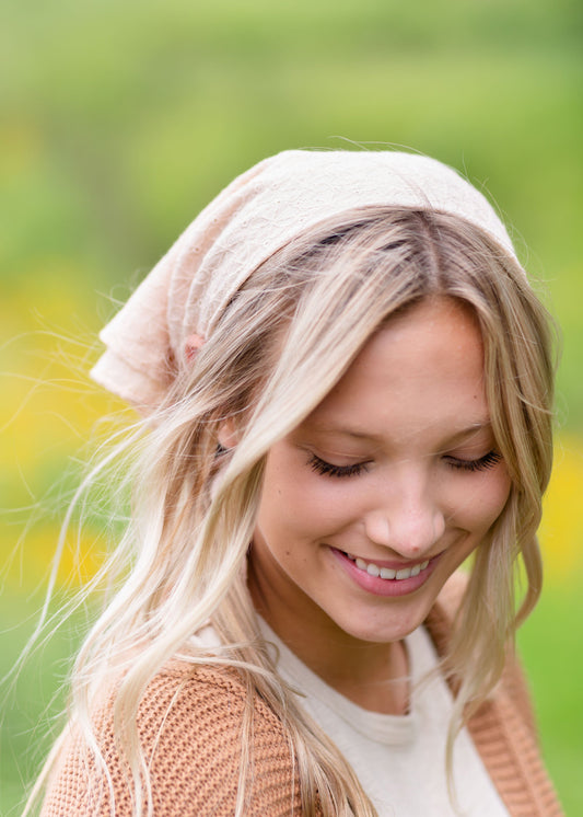 Tan Eyelet bandana Accessories
