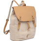 Tatum Canvas Backpack With Flap over Accessories Jen & Co.