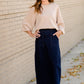Taupe 3/4 Trumpet Sleeve Top - FINAL SALE Tops