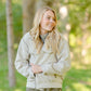 Taupe Collar Zipper Pocket Jacket Tops Pologram