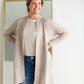 Taupe & Cream Striped Simple Tee Shirt Mod Ref