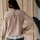 Taupe Cropped Utility Jacket Shirt Be Cool