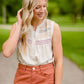 Taupe Multi Color Tank Top Tops