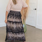 Taupe Round Neck Short Sleeve Sweater Top Tops Polagram + BaeVely
