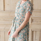 Teal + Gold Maxi Dress With Tie Dresses Polagram