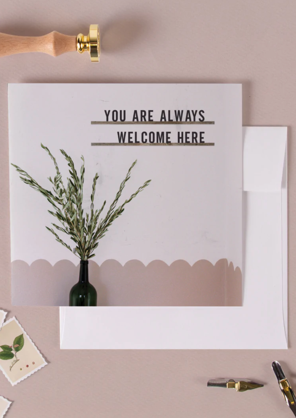 Thank You Greeting Cards Gifts You Are Always Welcome Here