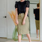 The Averie Eyelet Sleeve Tee Shirt Shirt