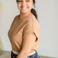 The Basic Cap Sleeve Top Tops Camel / S