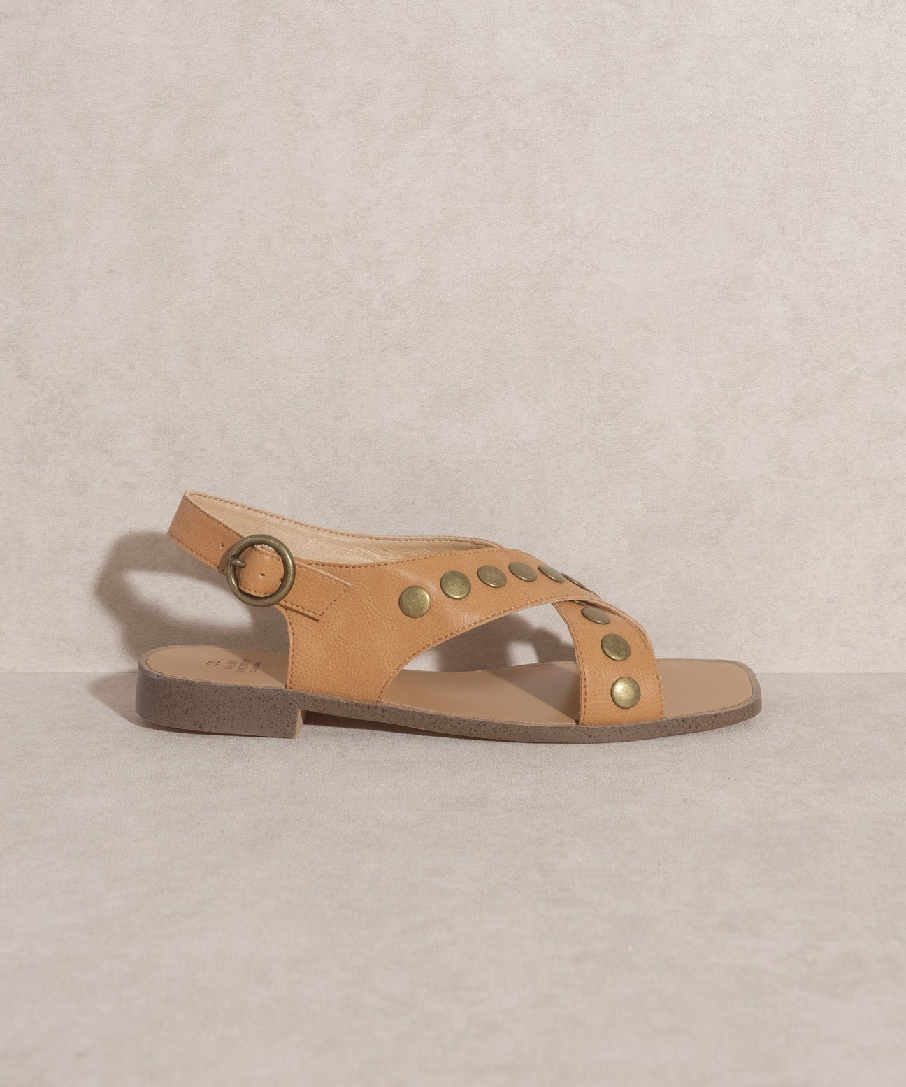 The Kylie Two Strap Square Toe Sandals Accessories Oasis Society