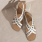The Kylie Two Strap Square Toe Sandals Accessories Oasis Society