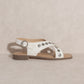 The Kylie Two Strap Square Toe Sandals Accessories Oasis Society