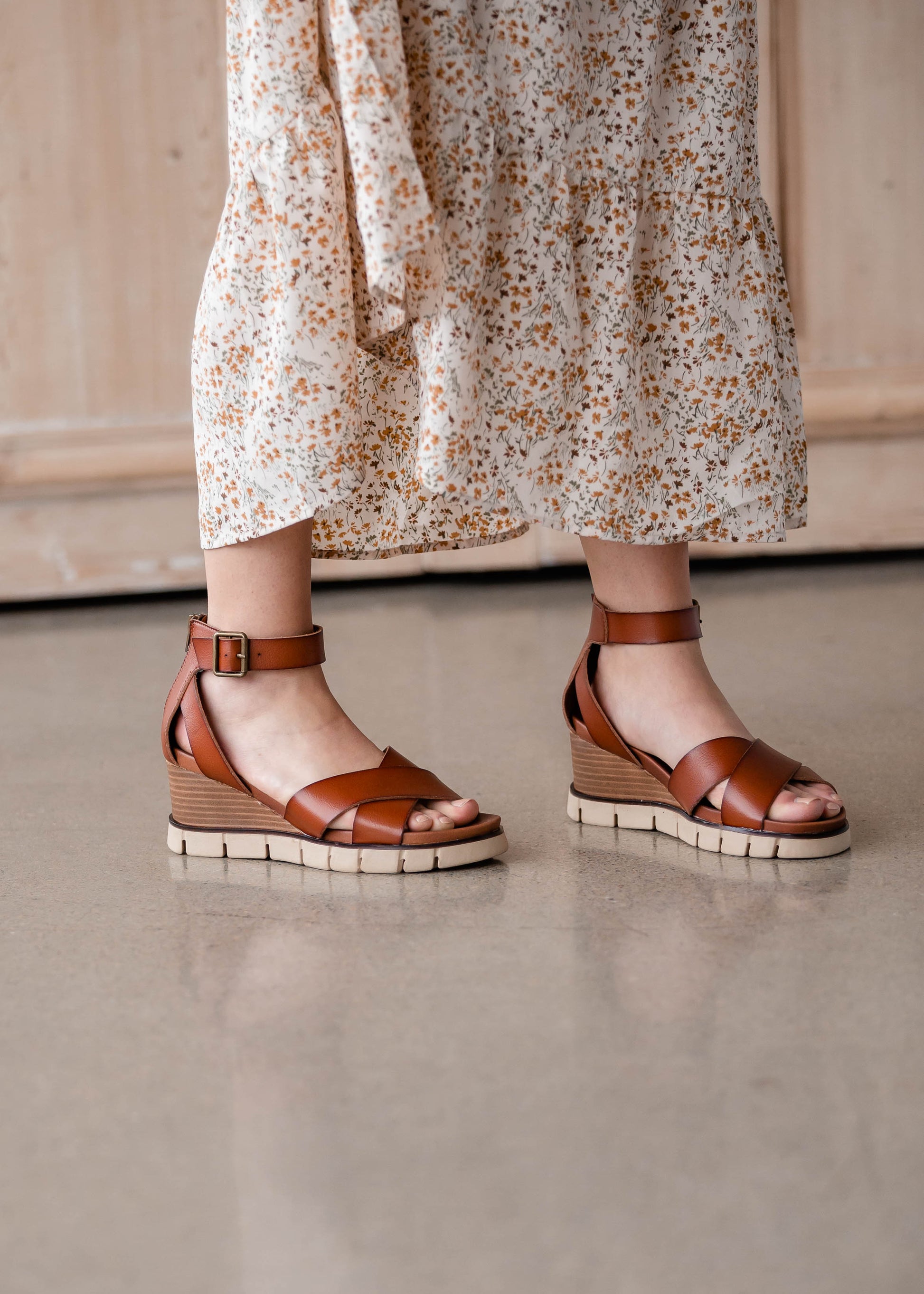 The Lauri Wedge Sandal Shoes Mia Shoes