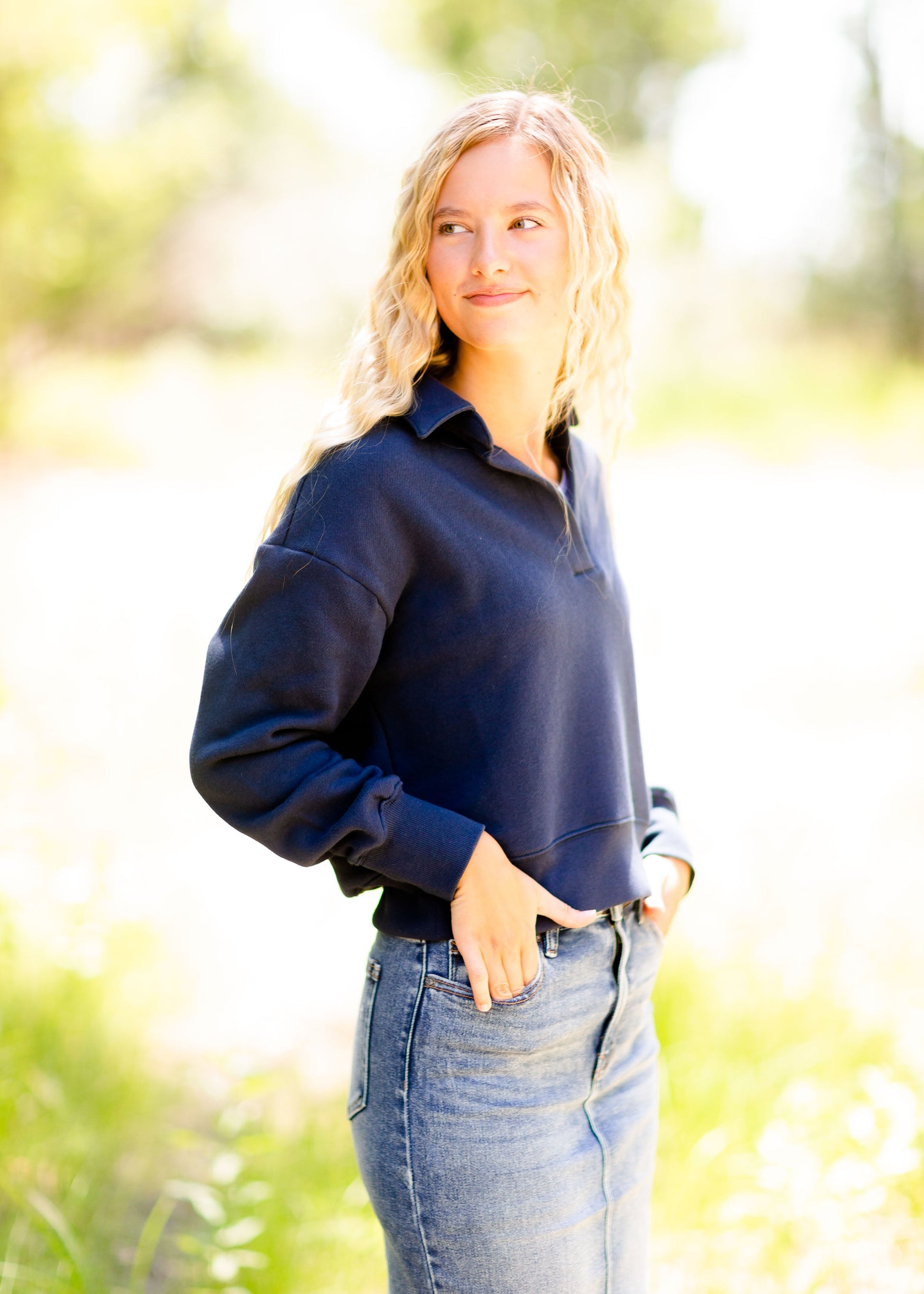 The Long Sleeve Maeve Sweatshirt Tops