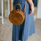 The Natural Rattan Classic Crossbody or Clutch Accessories Bright Smile