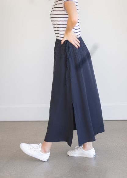 The Simona Maxi Linen Skirt Skirts