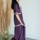 Tiered Embroidered Half Sleeve Maxi Dress Dresses Tea & Rose