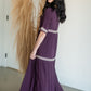 Tiered Embroidered Half Sleeve Maxi Dress Dresses Tea & Rose