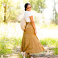 Tiered Lace Accent Maxi Skirt - FINAL SALE Skirts