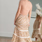 Tiered Midi Skirt with Smocked Waist Skirts Polagram